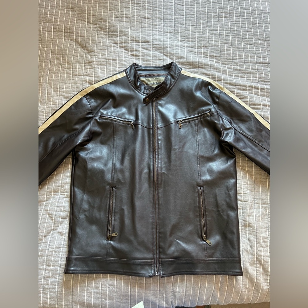 Vintage Leather Racing Jacket